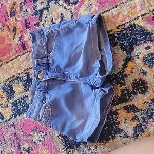 Justice stretchy jean shorts slim girls 8